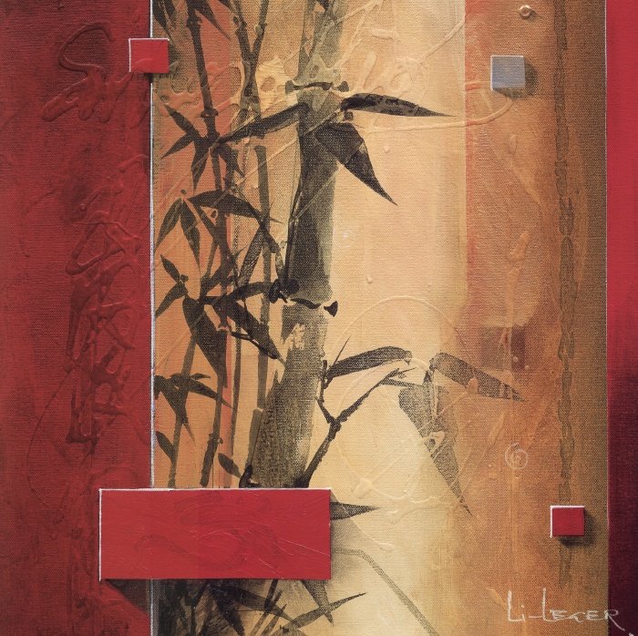 Bamboo Garden painting - Don Li-Leger Bamboo Garden art painting